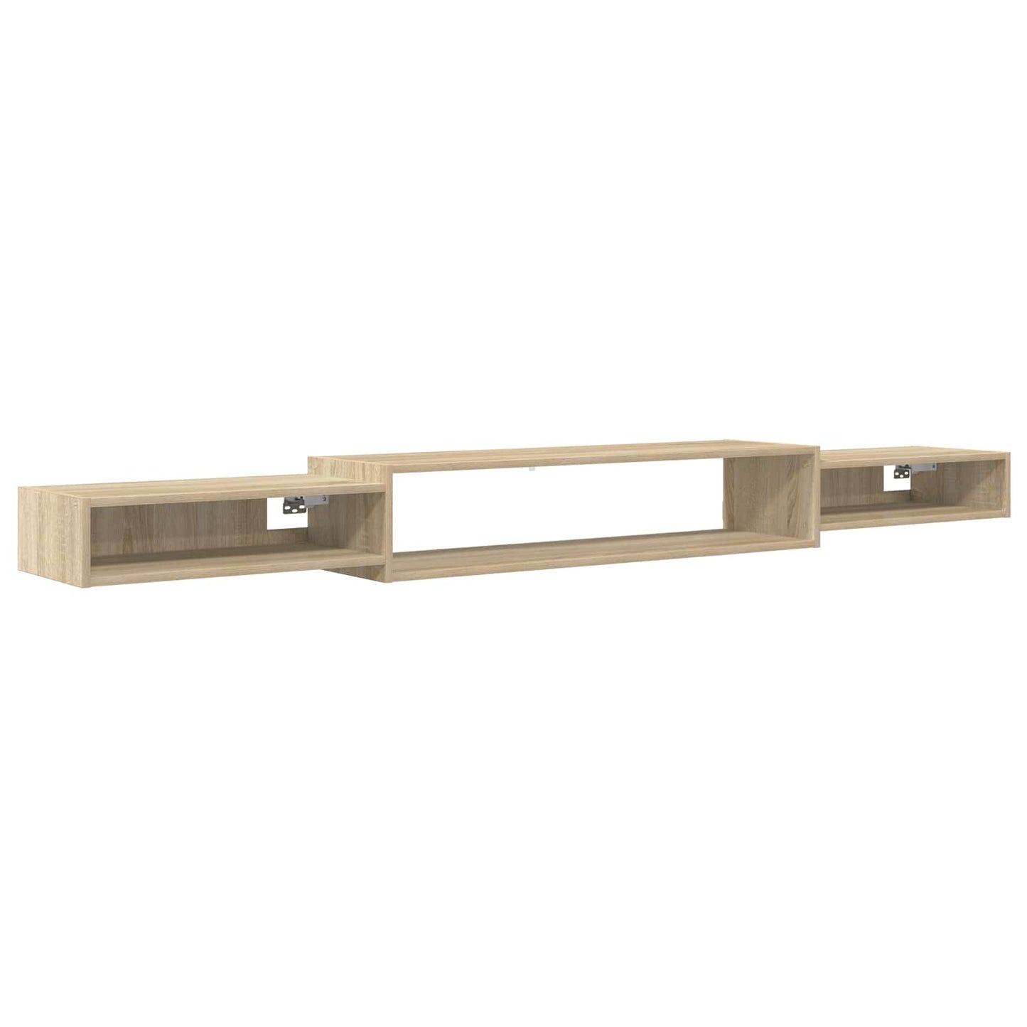 Vegghengt TV-skap Veggmontert Sonoma eik 220 x 28 x 21 cm