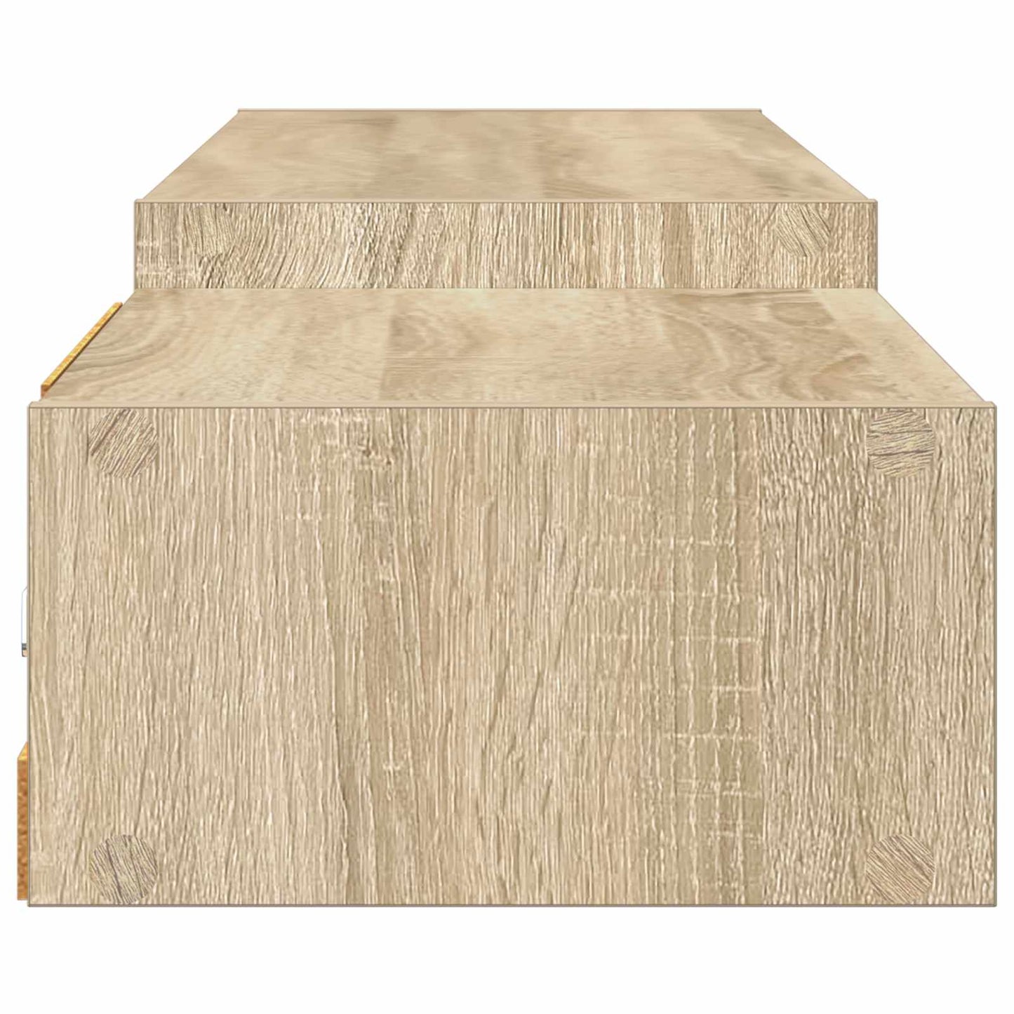 Vegghengt TV-skap Veggmontert Sonoma eik 220 x 28 x 21 cm