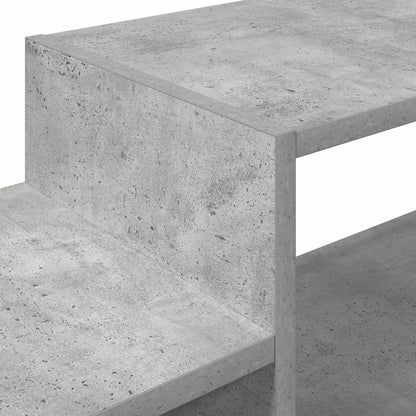 Vegghengt TV-skap Veggmontert Betonggrå 220 x 28 x 21 cm