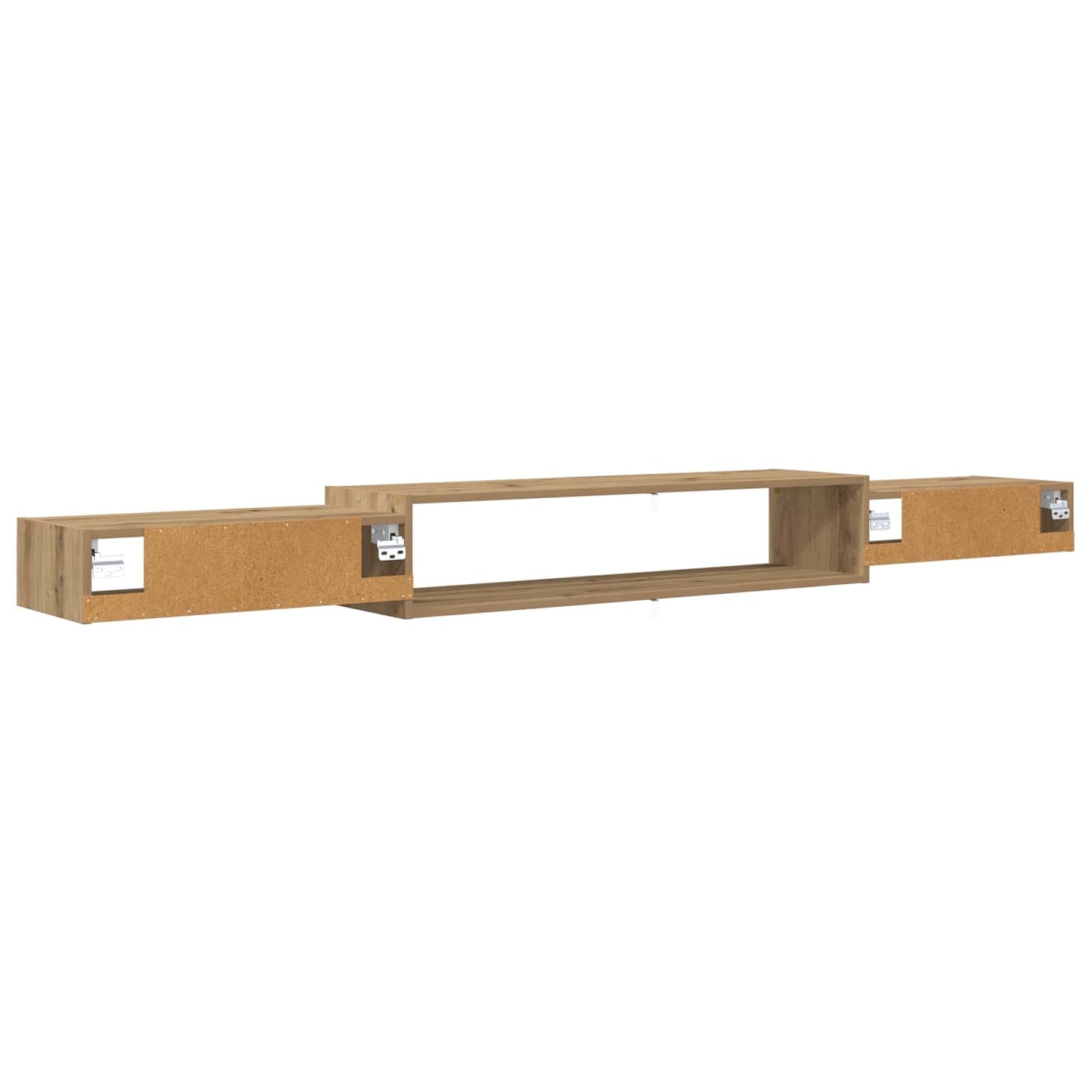 Vegghengt TV-skap Veggmontert Artisan eik 220 x 28 x 21 cm
