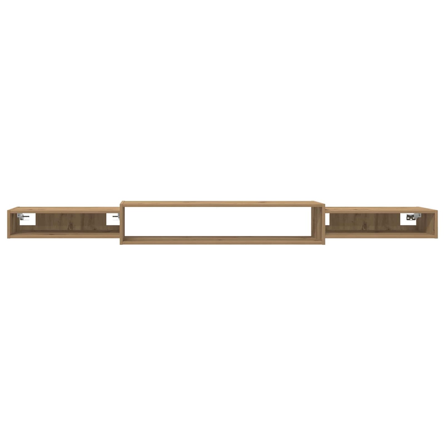 Vegghengt TV-skap Veggmontert Artisan eik 220 x 28 x 21 cm