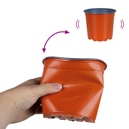 Blomsterpotte 200 pcs Terrakotta Ø 15 x 13 cm Plast