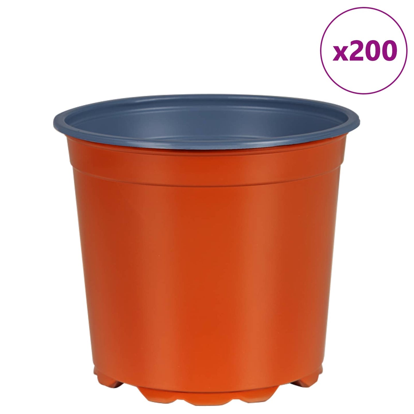 Blomsterpotte 200 pcs Terrakotta Ø 15 x 13 cm Plast