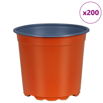 Blomsterpotte 200 pcs Terrakotta Ø 15 x 13 cm Plast