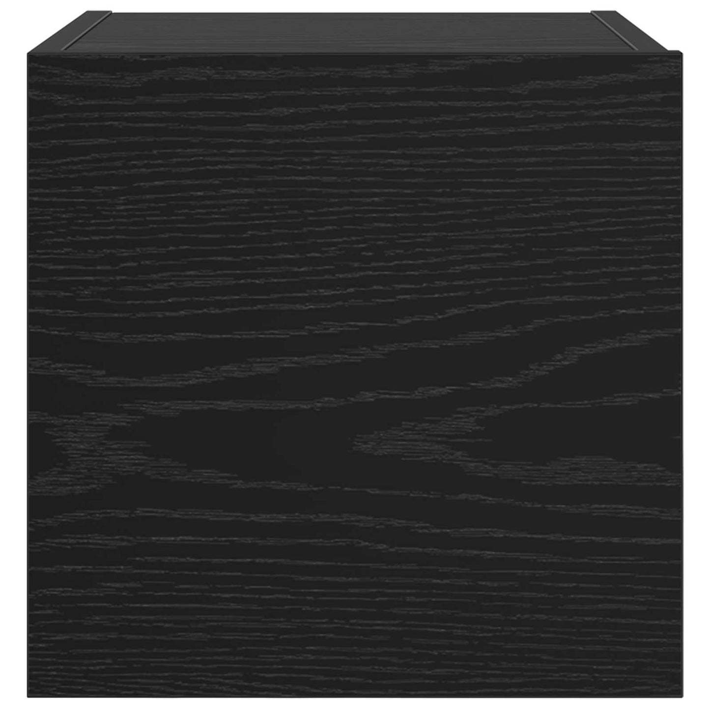 Vegghengt TV-hylle 4 pcs Svart eik 30,5 x 30 x 30 cm