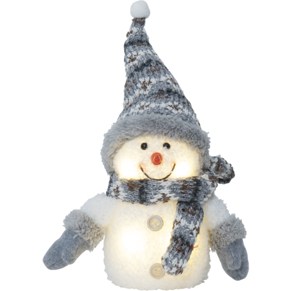 Belysning jul Snømann 25 cm