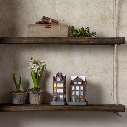 Belysning Jul Hus 2-pakning 13 cm / 14 cm