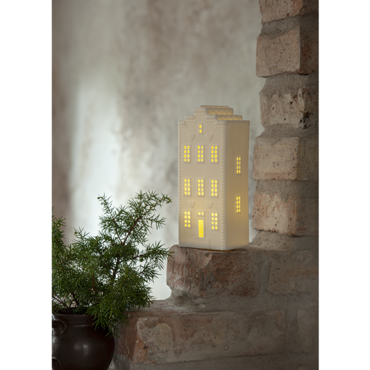 Belysning jul Vinter Hus 21 cm