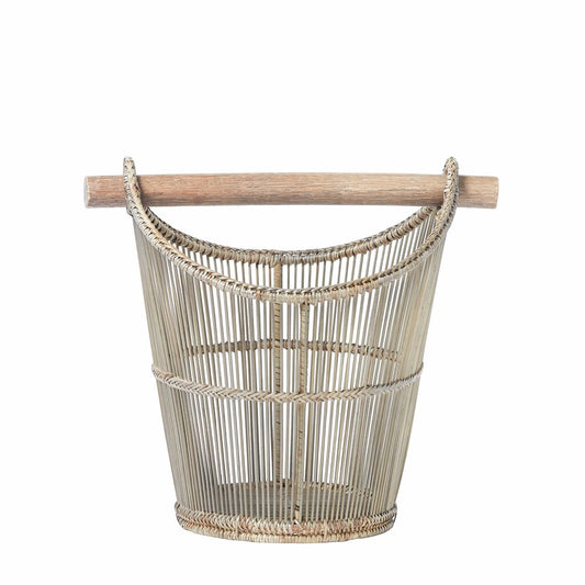 Dekorativ Kurv Norah Rattan 41,5x30x37 cm På lager desember 2026