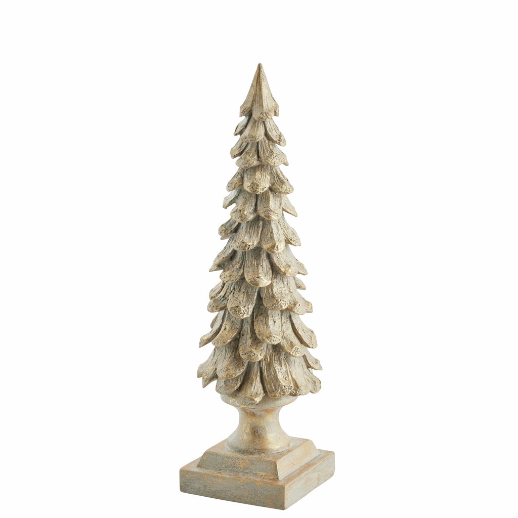 Innendørs julepynt juletre 30,5 cm antikk gull
