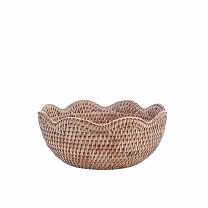 Dekorativ Kurv Brødkurv Norah Rattan 24X10 cm