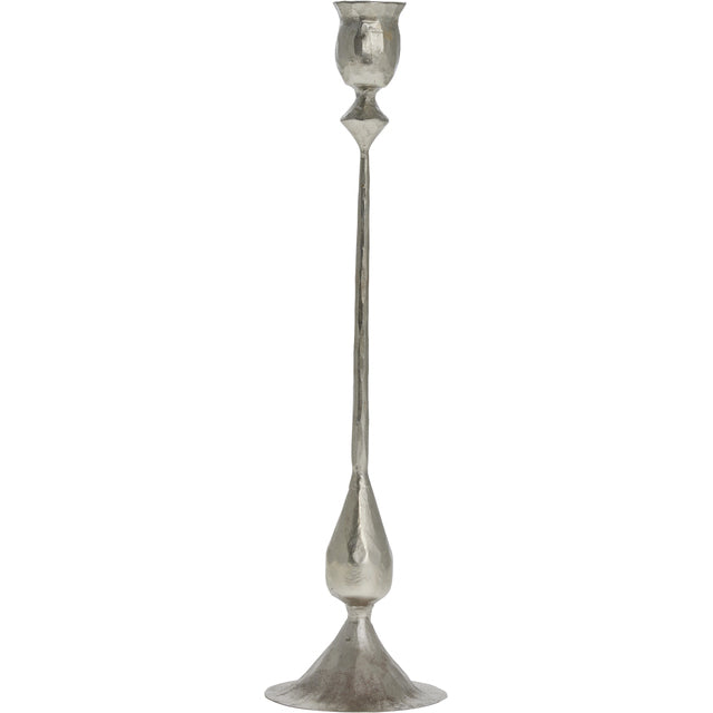 Lysestake Jern 33,5 cm Sølv