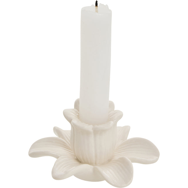 Flower lysestake 2-pakning 10,3 cm hvit