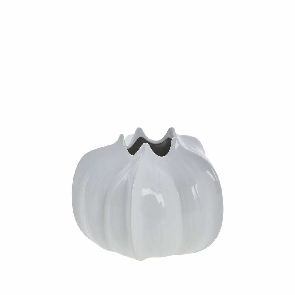 Dekorativ vase 22,5 cm hvit