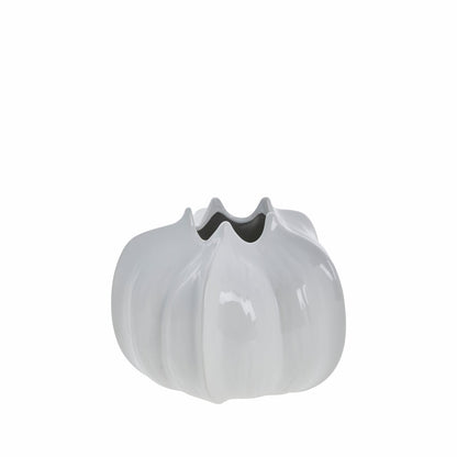 Dekorativ vase 22,5 cm hvit
