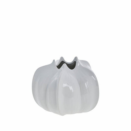 Dekorativ vase 22,5 cm hvit