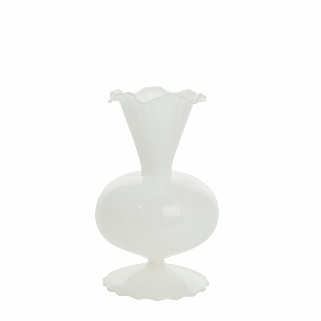 Dekorativ Vase Lea 17,5 cm Hvit