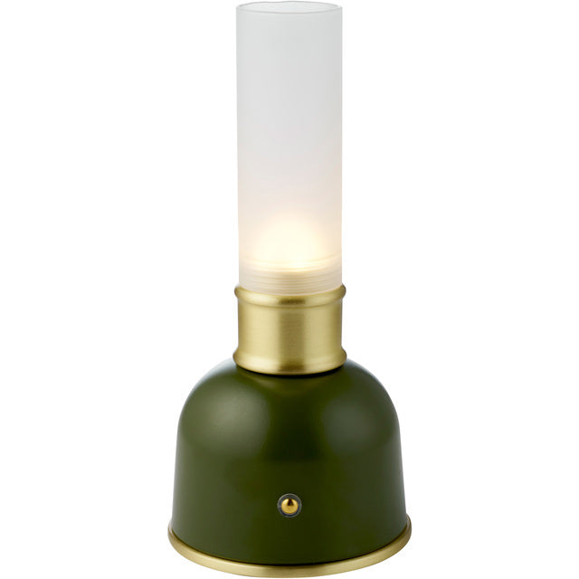 Bordlampe Nostalgia LED-lampe 23,5 cm Grønn