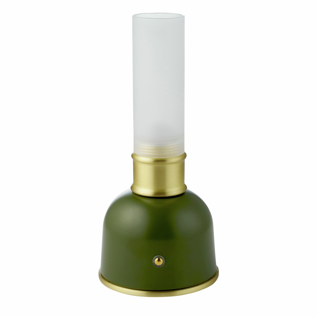 Bordlampe Nostalgia LED-lampe 23,5 cm Grønn
