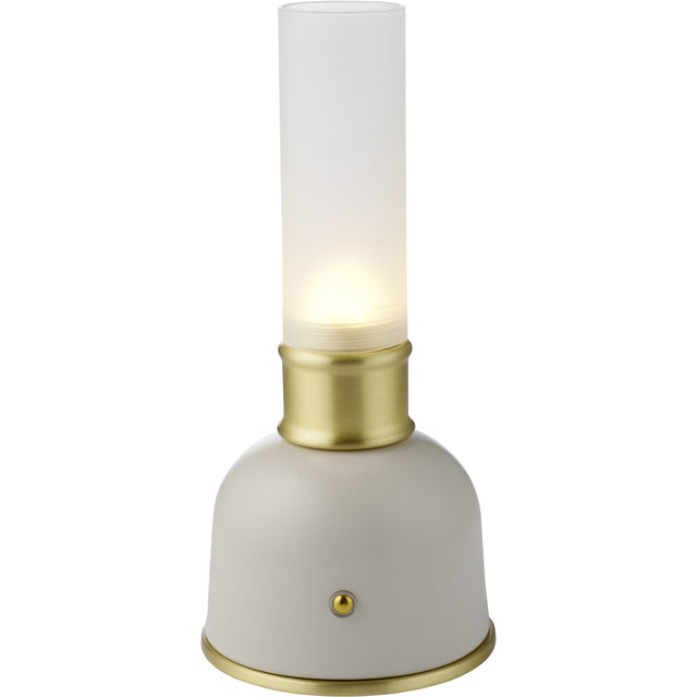 Bordlampe Nostalgia LED-lampe 23,5 cm Beige