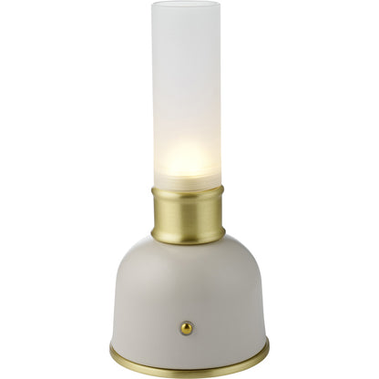 Bordlampe Nostalgia LED-lampe 23,5 cm Beige