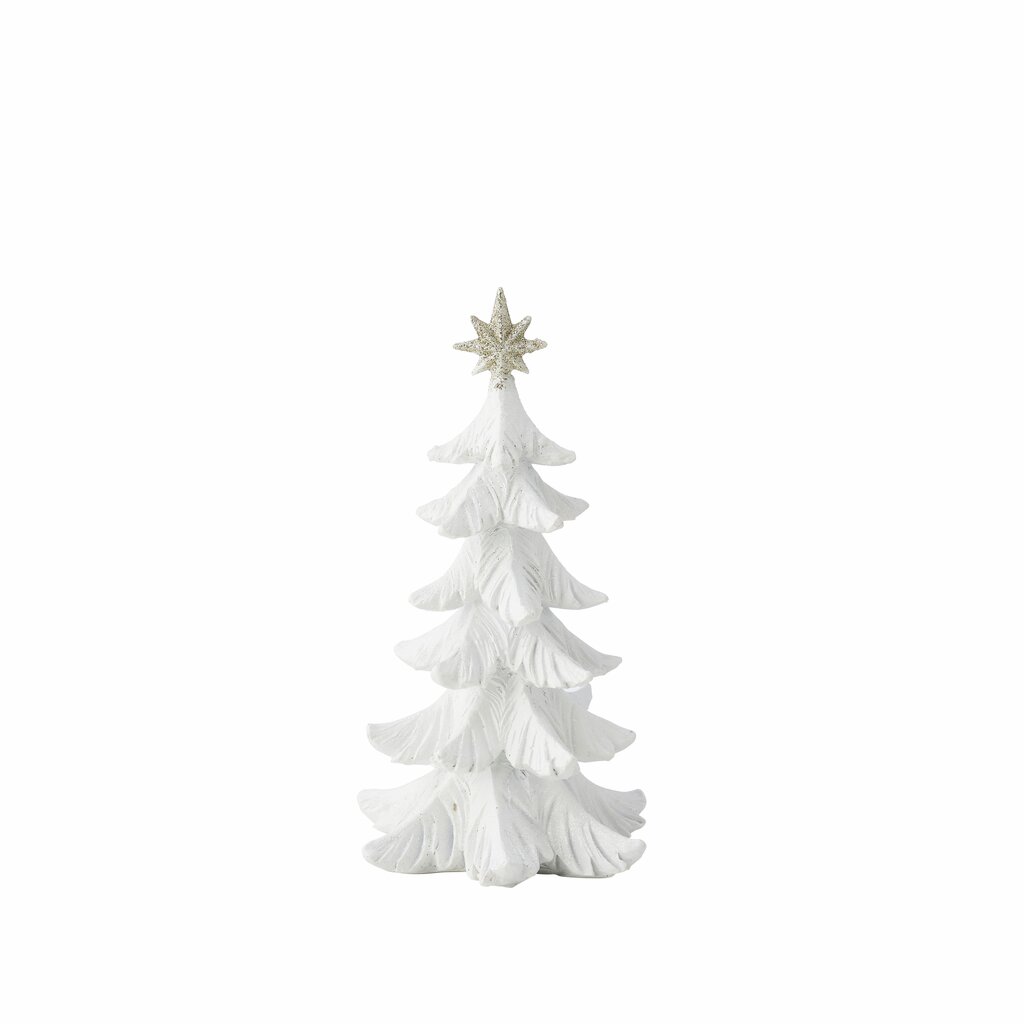Innendørs julepynt juletre 17,7 cm Hvit