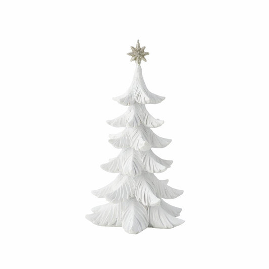 Innendørs julepynt juletre 21 cm Hvit