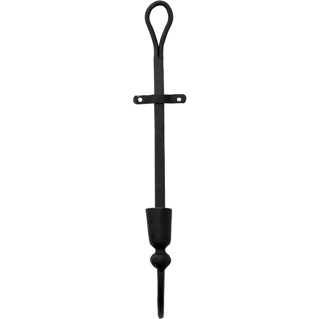 Vegglysestake 39 cm jern svart
