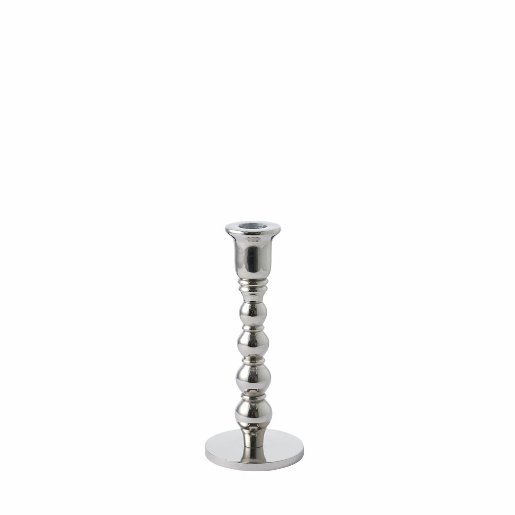 Lysestake Freja 19 cm Blank sølv