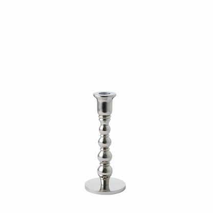 Lysestake Freja 19 cm Blank sølv