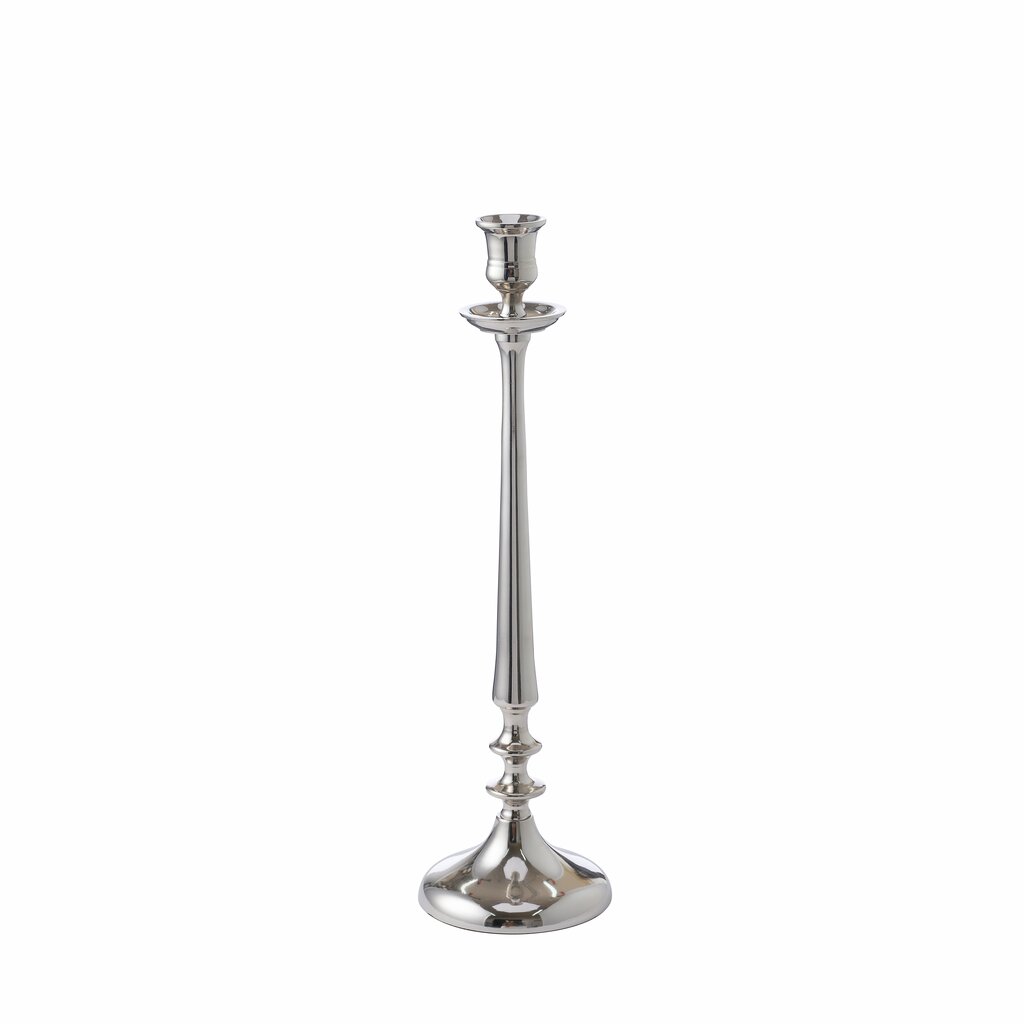 Lysestake Silla 36,5 cm Blank sølv