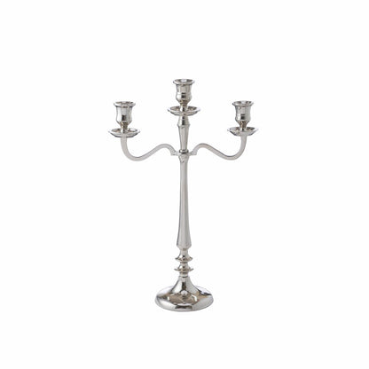 Lysestake Kandelaber Silla 39 cm Blank sølv
