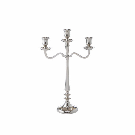 Lysestake Kandelaber Silla 39 cm Blank sølv