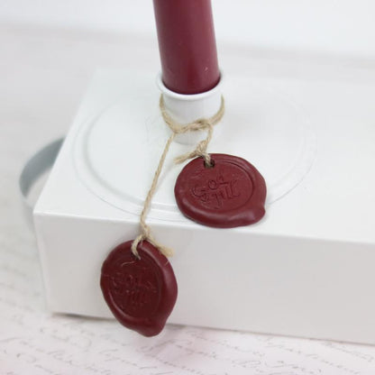 Innendørs julepynt God Jul Seal - rød 2-pack SALG