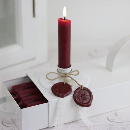 Innendørs julepynt God Jul Seal - rød 2-pack SALG