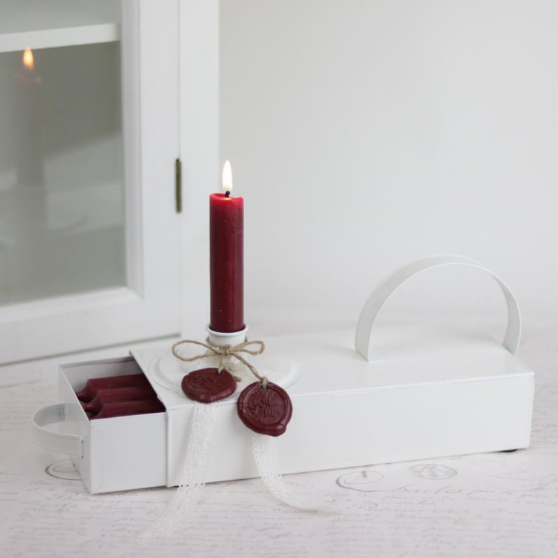 Innendørs julepynt God Jul Seal - rød 2-pack SALG