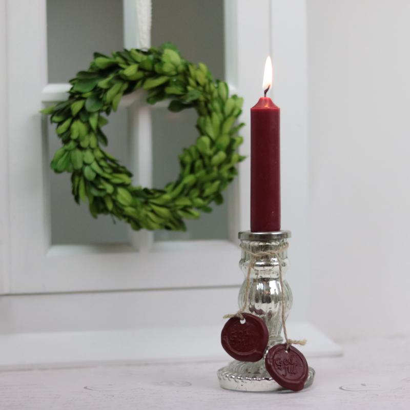 Innendørs julepynt God Jul Seal - rød 2-pack SALG