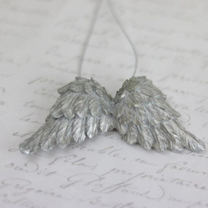 Pynt Englevinger med snøre 2-pack