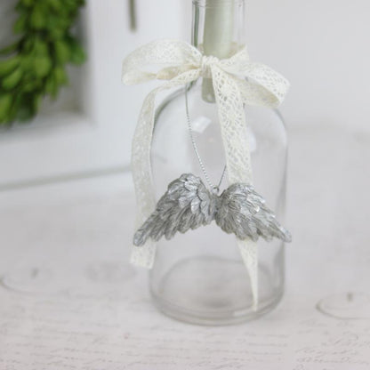 Pynt Englevinger med snøre 2-pack