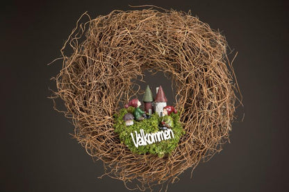 Innendørs julepynt Barn stick Grønn Mix Poly 5cm 2-pack