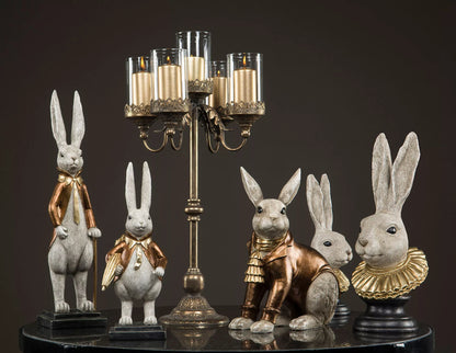 Påskepynt Kaninhode Poly 20x18x50cm