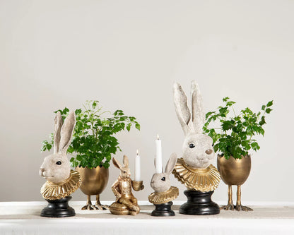 Påskepynt Kaninhode Poly 20x18x50cm