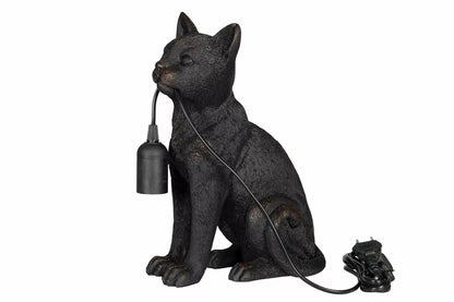 Bordlampe Katt Polyresin 22x14x30,5cm
