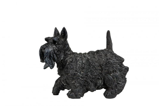 Dekorasjon Dog Scottish Terrier Poly 13x12,5cm