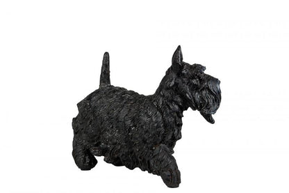 Dekorasjon Dog Scottish Terrier Poly 13x12,5cm