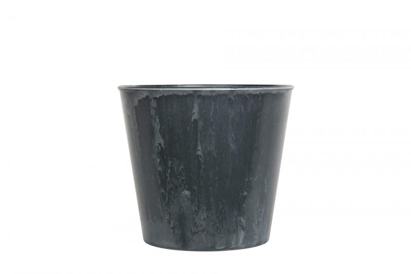 Hardplast Blomsterpotte Grå krukke Rondo 17x13x15cm SALG