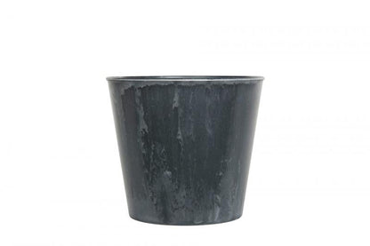 Hardplast Blomsterpotte Grå krukke Rondo 17x13x15cm SALG