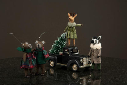 Ulldyr Bjørn Mix 15cm 2-pack