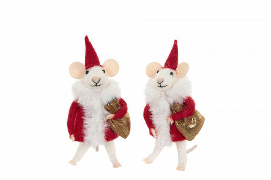 Ulldyr Mus Nisse 9cm 2-pack