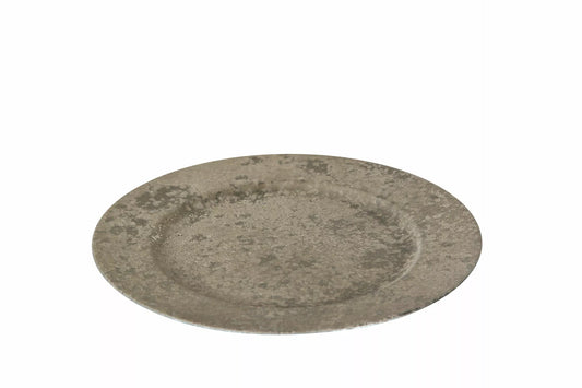 Hardplast Blomsterpotte Grå Fat Rondo 20x2cm